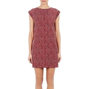 Saint Laurent Sleeveless Micro Heart Shift Dress